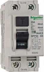 Schneider Electric - 25 Amp, 240 VAC, 2 Pole, Residual Current Device - Apex Tool & Supply