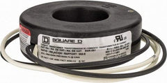 Square D - 300 Amp AC Input, 5 Amp AC Output, Panel Meter Current Transformer - Flying Lead Terminal, For Use with Ammeter, Solid State Transducer - Apex Tool & Supply