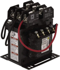 Square D - 1 Phase, 200 VA, Top Mount Fuse Block Control Transformer - 176°F Temp Rise - Apex Tool & Supply