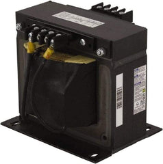 Square D - 1,500 VA, Top Mount Fuse Block Control Transformer - 50/60 Hz, 5.92 Inch Deep x 6.17 Inch High - Apex Tool & Supply
