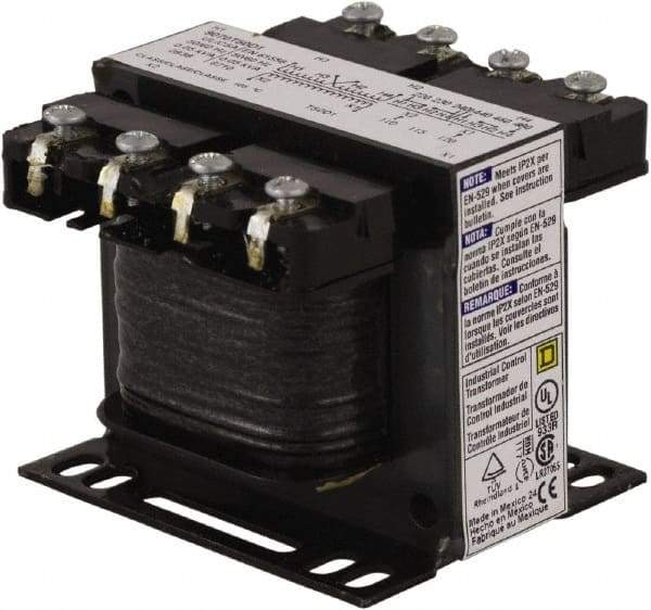 Square D - 1 Phase, 50 VA, Control Transformer - 131°F Temp Rise - Apex Tool & Supply