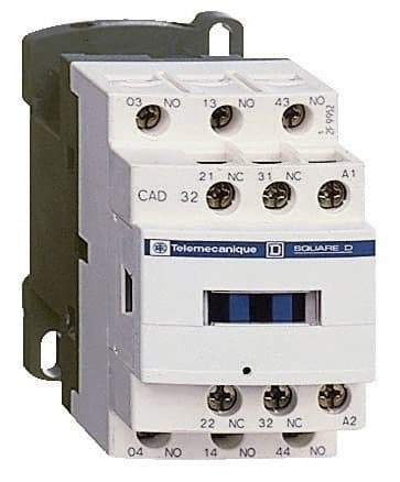 Schneider Electric - 2NC/3NO, 115 VAC at 50/60 Hz Control Relay - 17 V - Apex Tool & Supply