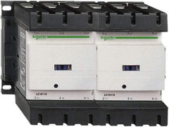 Schneider Electric - 3 Pole, 120 Coil VAC at 50/60 Hz, 150 Amp at 440 VAC, Reversible IEC Contactor - 3 Phase hp: 100 at 460/480 VAC, 125 at 575/600 VAC, 40 at 200/208 VAC, 50 at 230/240 VAC - Apex Tool & Supply