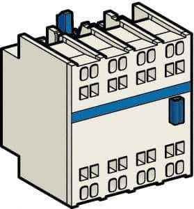 Schneider Electric - Contactor Auxiliary Contact Block - For Use with CR1F and TeSys D - Apex Tool & Supply