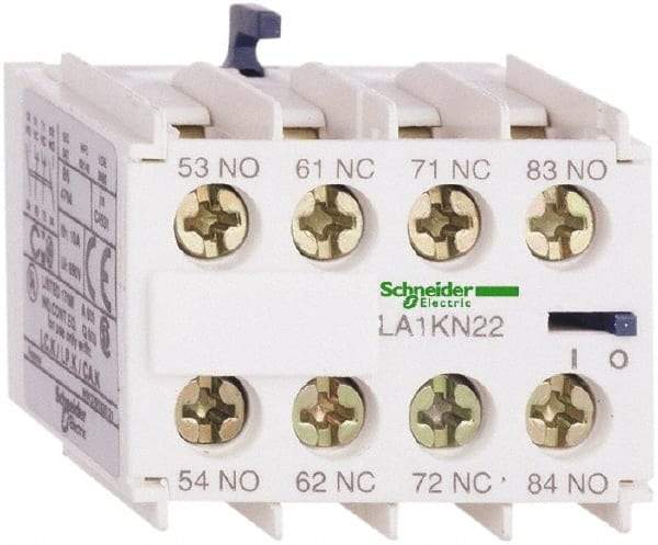 Schneider Electric - Contactor Auxiliary Contact Block - For Use with CA2K, CA3K and TeSys K - Apex Tool & Supply