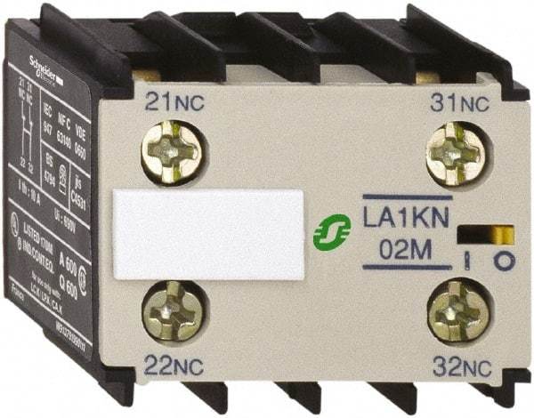 Schneider Electric - Contactor Auxiliary Contact Block - For Use with TeSys K - Apex Tool & Supply