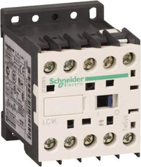 Schneider Electric - 4 Pole, 120 Coil VAC at 50/60 Hz, 16 Amp at 690 VAC and 20 Amp at 440 VAC, Nonreversible IEC Contactor - BS 5424, CSA, IEC 60947, NF C 63-110, RoHS Compliant, UL Listed, VDE 0660 - Apex Tool & Supply