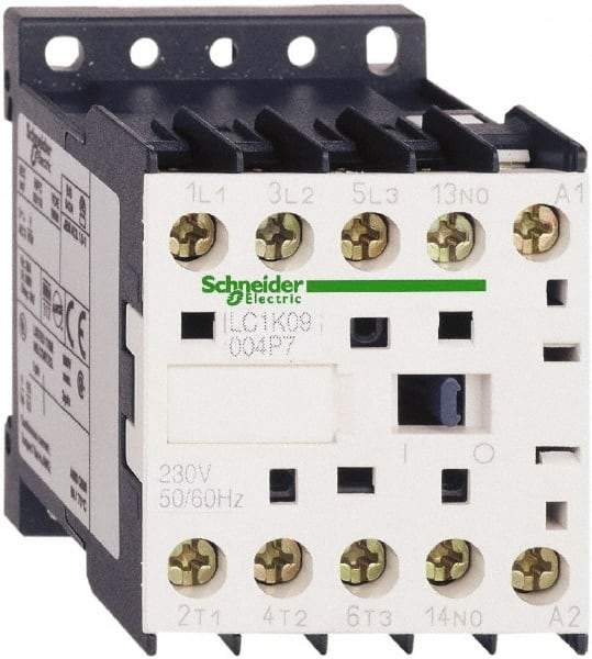 Schneider Electric - 4 Pole, 110 Coil VAC at 50/60 Hz, 16 Amp at 690 VAC and 20 Amp at 440 VAC, Nonreversible IEC Contactor - BS 5424, CSA, IEC 60947, NF C 63-110, RoHS Compliant, UL Listed, VDE 0660 - Apex Tool & Supply