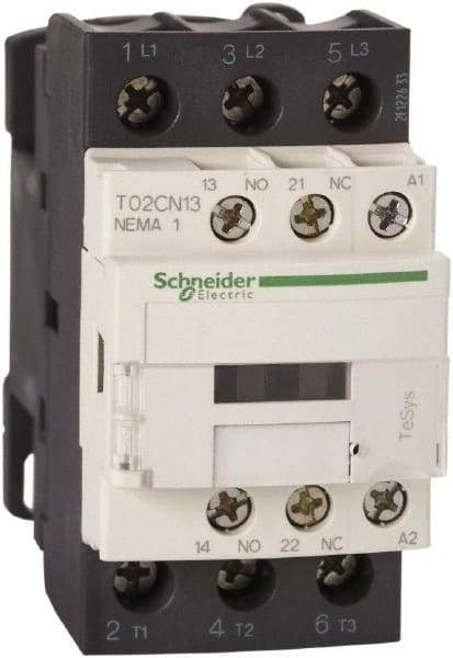 Square D - 3 Pole, 480 Coil VAC, 27 Amp NEMA Contactor - Open Enclosure - Apex Tool & Supply