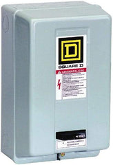Square D - 110 Coil VAC at 50 Hz, 120 Coil VAC at 60 Hz, 9 Amp, Nonreversible Enclosed Enclosure NEMA Motor Starter - 1 Phase hp: 1 at 230 VAC, 1/3 at 115 VAC, 3 Phase hp: 1, 3 at 115 VAC, 1 at 230 VAC, 1 Enclosure Rating - Apex Tool & Supply