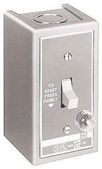 Square D - 1 Pole, 16 Amp, NEMA, Enclosed Toggle Manual Motor Starter - 1 hp at 115 VAC, 1 hp at 230 VAC, 1 hp at 277 VAC, CE, CSA, NEMA 1 & UL Listed - Apex Tool & Supply