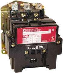 Square D - No Enclosure, 5 Pole, Electrically Held Lighting Contactor - 60 A (Tungsten), 110 VAC at 50 Hz, 120 VAC at 60 Hz - Apex Tool & Supply