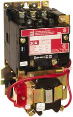 Square D - No Enclosure, 3 Pole, Mechanically Held Lighting Contactor - 60 A (Tungsten), 208 VAC at 60 Hz - Apex Tool & Supply
