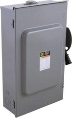 Square D - 200 Amp, 240 V, 3 Pole Nonfused Safety Switch - NEMA 3R, 15 hp at 240 VAC (Single Phase), 60 hp at 240 VAC (Triple Phase), 3PST Contact Form - Apex Tool & Supply