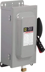 Square D - 60 Amp, 600 VAC/VDC, 3 Pole Nonfused Safety Switch - NEMA 12 & 3R, 30 hp at 600 VAC (Single Phase), 60 hp at 600 VAC, 30 hp at 600 VDC (Triple Phase) - Apex Tool & Supply