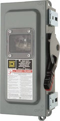 Square D - 30 Amp, 600 VAC/VDC, 3 Pole Nonfused Safety Switch - NEMA 12 & 3R, 10 hp at 600 VAC (Single Phase), 30 hp at 600 VAC (Triple Phase) - Apex Tool & Supply