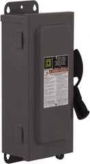 Square D - 30 Amp, 600 VAC/VDC, 3 Pole Nonfused Safety Switch - NEMA 12 & 3R, 10 hp at 600 VAC, 15 at 600 VDC (Single Phase), 30 hp at 600 VAC, 15 hp at 600 VDC (Triple Phase), ST Contact Form - Apex Tool & Supply