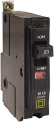 Square D - 20 Amp, 240 VAC, 1 Pole, Bolt On Miniature Circuit Breaker - 14-8 AWG - Apex Tool & Supply