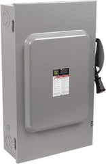 Square D - 200 Amp, 240 V, 3 Pole Nonfused Safety Switch - NEMA 1, 15 hp at 240 VAC (Single Phase), 60 hp at 240 VAC (Triple Phase), 3PST Contact Form - Apex Tool & Supply