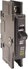 Square D - 40 Amp, 240 VAC, 1 Pole, Panel Mount Miniature Circuit Breaker - 14-2 AWG - Apex Tool & Supply
