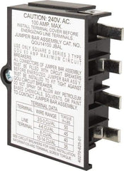 Square D - 100 Amp Circuit Breaker Jumper Bar Assembly - Use with QOU Circuit Breaker - Apex Tool & Supply