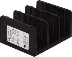 Square D - 3 Poles, 270 (Aluminium), 350 (Copper) Amp, Phenolic Power Distribution Block - 600 VAC, 2 Primary Connection - Apex Tool & Supply