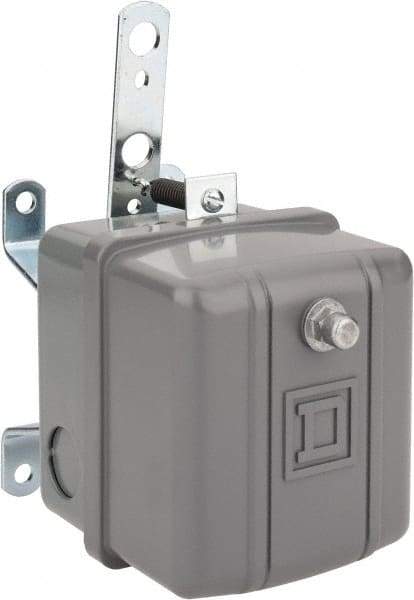 Square D - 1 NEMA Rated, DPST, Float Switch Pressure and Level Switch - 575 VAC, Line-Load-Load-Line Terminal - Apex Tool & Supply