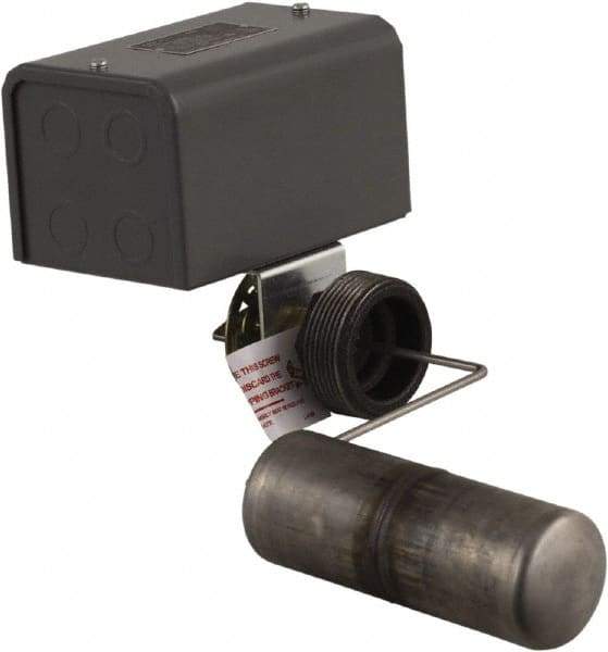 Square D - 1 NEMA Rated, DPST-DB, Float Switch Pressure and Level Switch - 575 VAC, Line-Load-Load-Line Terminal - Apex Tool & Supply