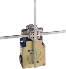 Telemecanique Sensors - 4P, 2NC, 240 VAC, Screw Terminal, Rotary Spring Return Actuator, General Purpose Limit Switch - IP66 IPR Rating - Apex Tool & Supply