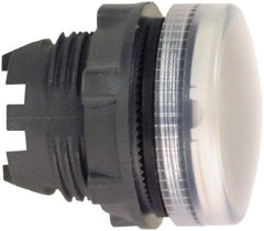 Schneider Electric - Round Pilot and Indicator Light Lens - White - Apex Tool & Supply