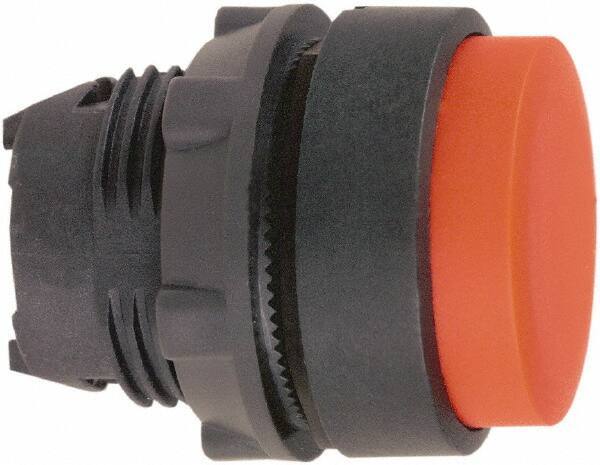 Schneider Electric - 22mm Mount Hole, Extended Straight, Pushbutton Switch Only - Round, Red Pushbutton, Nonilluminated, Momentary (MO) - Apex Tool & Supply