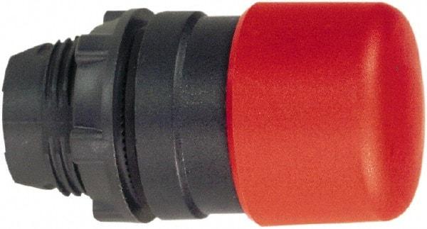 Schneider Electric - 22mm Mount Hole, Extended Mushroom Head, Pushbutton Switch Only - Round, Red Pushbutton, Nonilluminated, Momentary (MO) - Apex Tool & Supply
