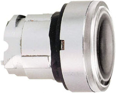 Schneider Electric - 22mm Mount Hole, Flush, Pushbutton Switch Only - Round, Clear Pushbutton, Nonilluminated, Momentary (MO) - Apex Tool & Supply