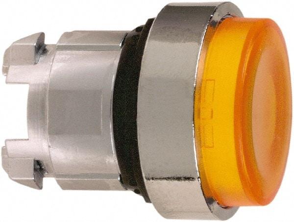 Schneider Electric - 22mm Mount Hole, Extended Straight, Pushbutton Switch Only - Round, Orange Pushbutton, Nonilluminated, Momentary (MO) - Apex Tool & Supply