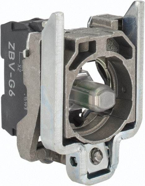Schneider Electric - 110-120 VAC at 50/60 Hz Blue Lens LED Indicating Light - Screw Connector, Electromagnetic Field Resistant, Electrostatic Discharge Resistant, Shock Resistant, Vibration Resistant - Apex Tool & Supply