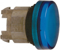 Schneider Electric - Blue Lens Pilot Light - Round Lens, Shock Resistant, Vibration Resistant, Water Resistant - Apex Tool & Supply