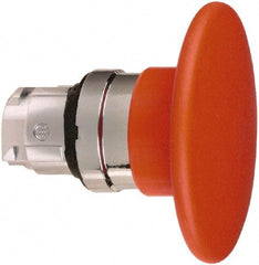 Schneider Electric - 22mm Mount Hole, Extended Mushroom Head, Pushbutton Switch Only - Round, Red Pushbutton, Nonilluminated, Momentary (MO) - Apex Tool & Supply