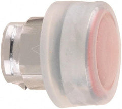 Schneider Electric - 22mm Mount Hole, Flush, Pushbutton Switch Only - Round, Red Pushbutton, Nonilluminated, Momentary (MO) - Apex Tool & Supply