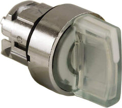 Schneider Electric - 22mm Mount Hole, 3 Position, Handle Operated, Selector Switch - White, Maintained (MA), Illuminated, Shock, Vibration and Water Resistant - Apex Tool & Supply