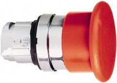 Schneider Electric - 22mm Mount Hole, Extended Mushroom Head, Pushbutton Switch Only - Round, Red Pushbutton, Nonilluminated, Momentary (MO) - Apex Tool & Supply