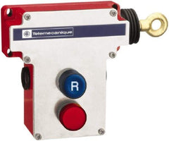 Telemecanique Sensors - 2NO/2NC Configuration, 300 VAC, 10 Amp, Cable Safety Limit Switch - 70m Cable Length, 230 Ft. Cable Length, 9.02 Inch Wide x 4.13 Inch Deep x 5.59 Inch High, IP65, IP657 Ingress Rating - Apex Tool & Supply
