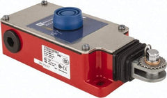 Telemecanique Sensors - 10 Amp, 2NC Configuration, Dual Operation, Rope Operated Limit Switch - Pushbutton Reset, Rope Pull, No Pilot Light, 240 VAC - Apex Tool & Supply