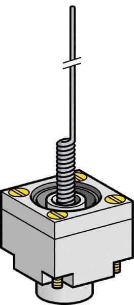Telemecanique Sensors - 3.7 Inch Long, Limit Switch Head - For Use with ZCK Limit Switches - Apex Tool & Supply