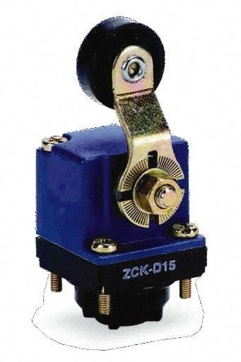 Telemecanique Sensors - 3.7 Inch Long, 19mm Diameter, Limit Switch Head - For Use with Limit Switches - Apex Tool & Supply