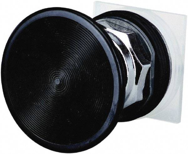 Schneider Electric - 30mm Mount Hole, Extended Straight, Pushbutton Switch Only - Black Pushbutton, Momentary (MO) - Apex Tool & Supply