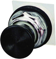 Schneider Electric - 30mm Mount Hole, Extended Straight, Pushbutton Switch Only - Round, Black Pushbutton, Momentary (MO), Weatherproof, Dust and Oil Resistant - Apex Tool & Supply