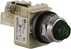 Schneider Electric - 120 VAC Green Lens Indicating Light - Screw Clamp Connector - Apex Tool & Supply