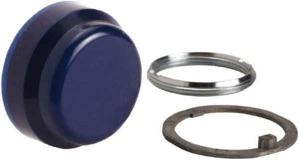 Schneider Electric - Pushbutton Switch Boot - Blue, Round Button, Nonilluminated - Apex Tool & Supply