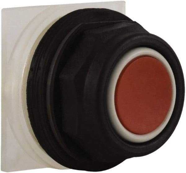 Schneider Electric - 30mm Mount Hole, Extended Straight, Pushbutton Switch Only - Red Pushbutton, Momentary (MO) - Apex Tool & Supply