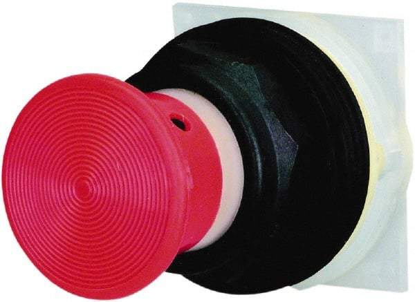 Schneider Electric - 30mm Mount Hole, Extended Straight, Pushbutton Switch Only - Red Pushbutton, Momentary (MO) - Apex Tool & Supply